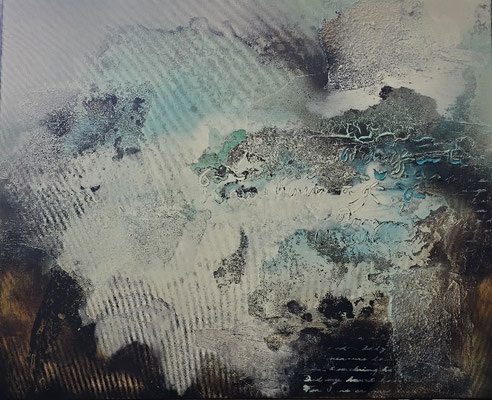 Deep 1, 100 x 80 XL, Mischtechnik
