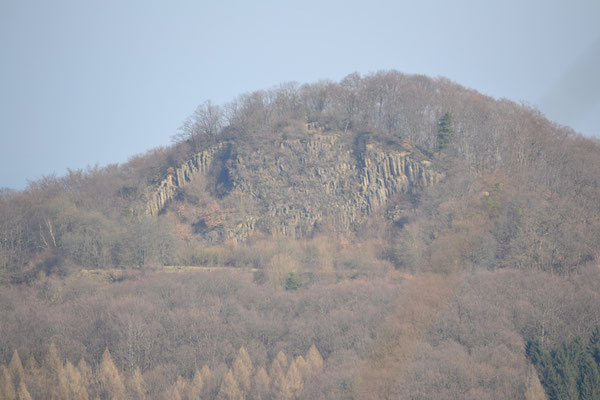 Steinbruch am Himmerich im Morgendunst