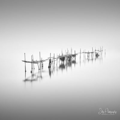 Venedig / Venezia, Fischernetze, Italien, Langzeitbelichtung, 2017, © Silly Photography