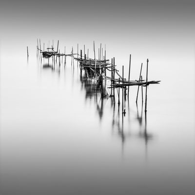Venedig / Venezia, Fischernetze, Italien, Langzeitbelichtung, 2017, © Silly Photography