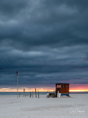 Amrum, Nordsee, Strandhütte, Langzeitbelichtung, 2021, © Silly Photography 