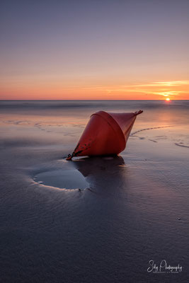 Sankt Peter-Ording, Nordsee, Boje, Langzeitbelichtung, 2018, © Silly Photography