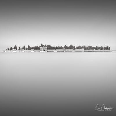 Venedig / Venezia, Cimitero di San Michele, Italien, Langzeitbelichtung, 2017, © Silly Photography