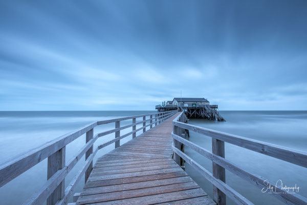 Sankt Peter-Ording, Nordsee, Strandbar 54, Langzeitbelichtung, 2019, © Silly Photography
