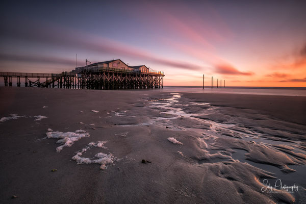 Sankt Peter-Ording, Nordsee, Strandbar 54, Langzeitbelichtung, 2017, © Silly Photography