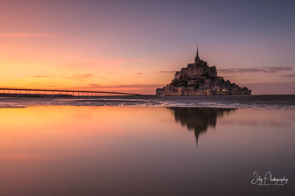 Frankreich, Le Mont Saint-Michel, Langzeitbelichtung, 2023, ©Silly Photography