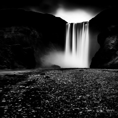 Island,Skógafoss, Wasserfall, Langzeitbelichtung, 2015, © Silly Photography