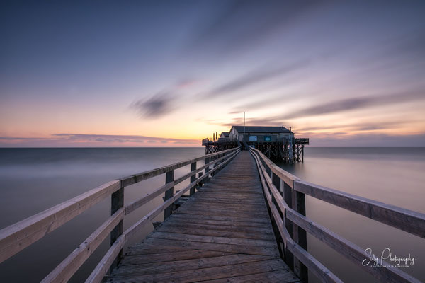 Sankt Peter-Ording, Nordsee, Strandbar 54, Langzeitbelichtung, 2023, © Silly Photography