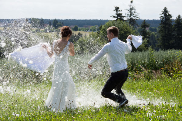 witzige  ,flippige Hochzeitsbilder FDS und Umgebung