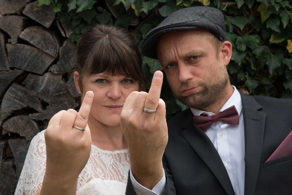 Hochzeitsbild witzig Hochzeitsshooting Altensteig
