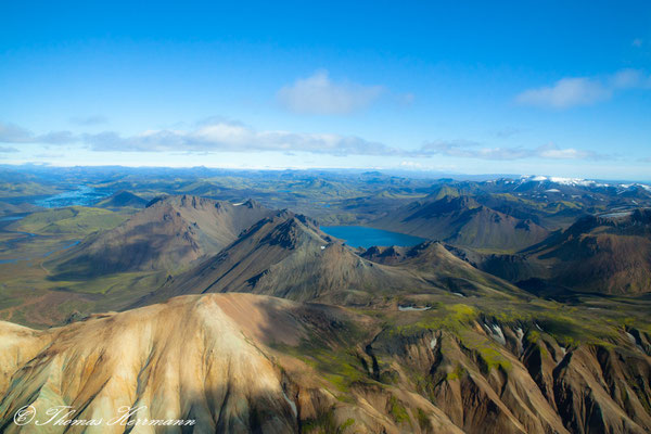 Landmannalaugar aus der Vogelsperspektive - Island 2013