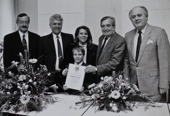 1991 Stadtwappen Verleihung
