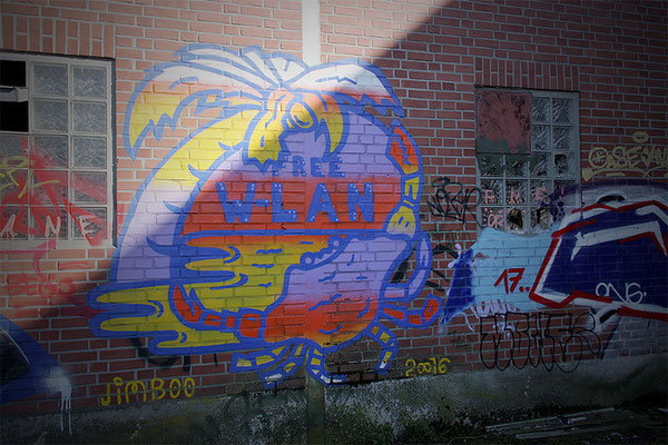 Lost Places Graffiti bei Muskator