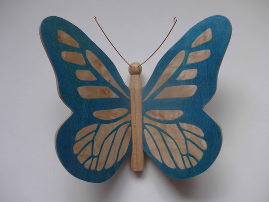 Papillon - modèle Monarque - marqueterie