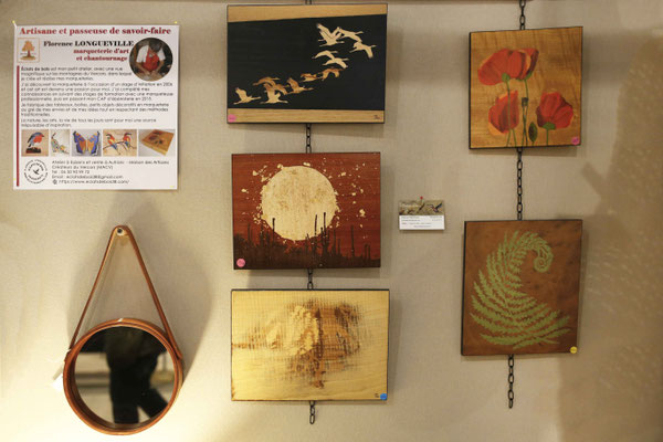 Artisa 2025 - marqueterie tableaux - Atelier éclats de bois - Isère