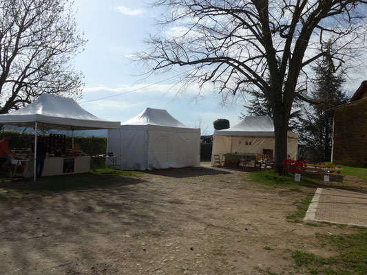 JEMA 2018 La Motte de Galaure - Atelier Éclats de bois - marqueterie d'art - Les stands