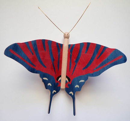 Papillon - modèle Flambé - marqueterie