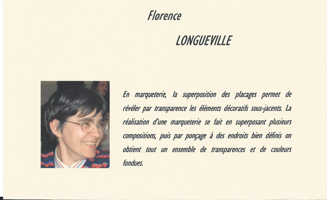 Florence Longueville - exposition des artistes - thème "transparence" - Biviers 2014