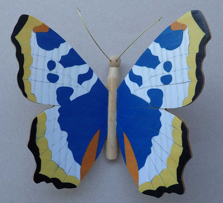 Papillon - modèle Petite tortue - marqueterie