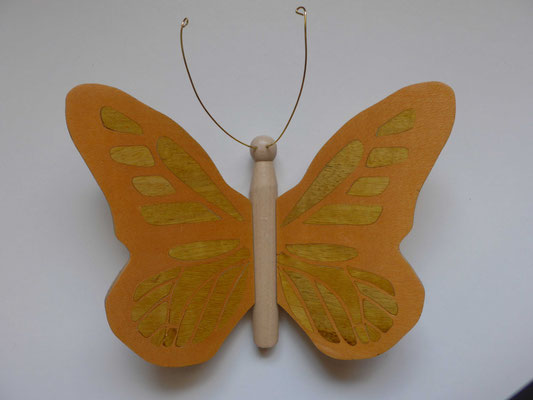 Papillon - modèle Monarque - marqueterie