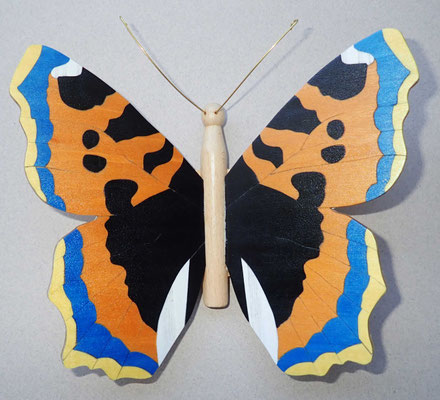 Papillon - modèle Petite tortue - marqueterie