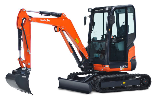 mini pelle kubota