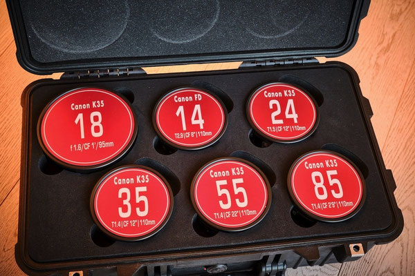 Puhlmann Cine - Canon K35 Cine Lens Set rehoused by TLS