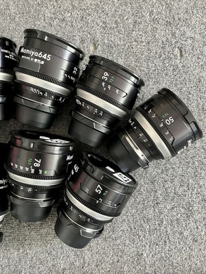 Puhlmann Cine - Mamiya Full Frame Lens Set rehoused by TLS
