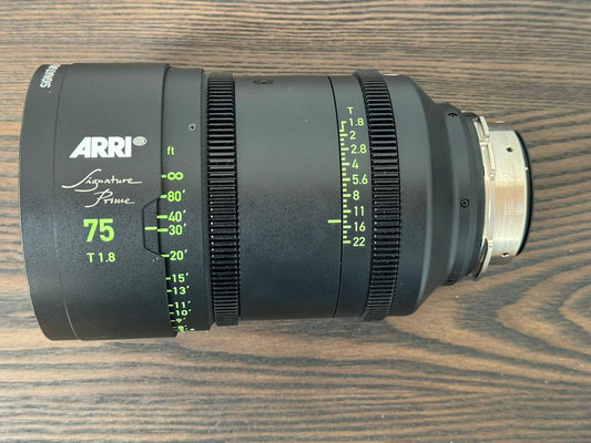 Puhlmann Cine - ARRI Signature Prime 75mm, T1.8 Full Frame Cine Lens