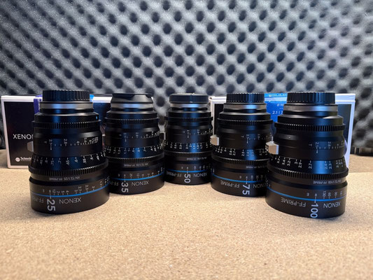Puhlmann Cine - Schneider Kreuznach Xenon FF Lens Set