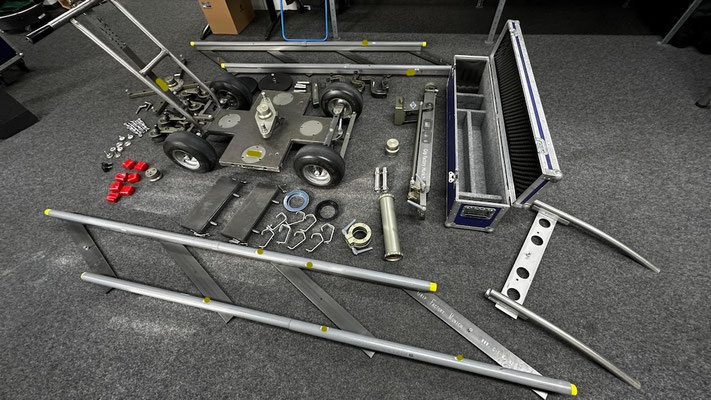 Puhlmann Cine - Grip Factory Munich GF-Quad Dolly & Grip-Kit Set & Jib-Arm