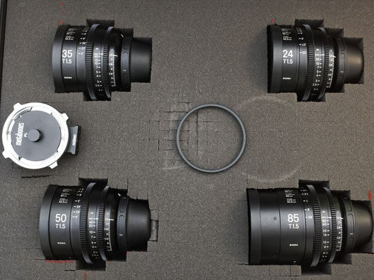 Puhlmann Cine - Sigma FF High Speed Cine Lens Set