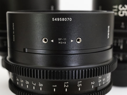 Puhlmann Cine - Sigma FF High Speed Cine Lens Set