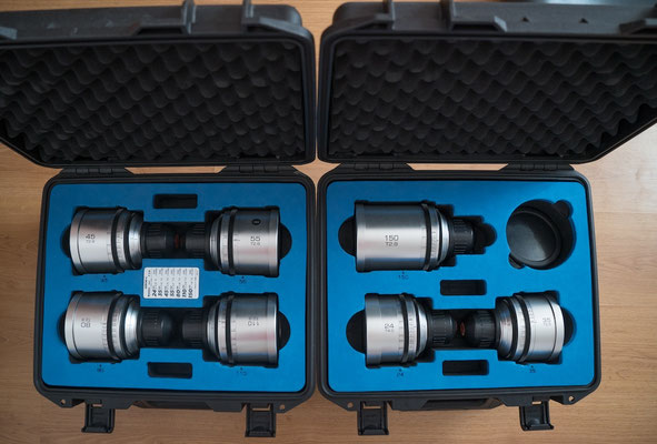 Puhlmann Cine - Mamiya Sekor-C 645 Cine Lens Set rehoused by GL Optics