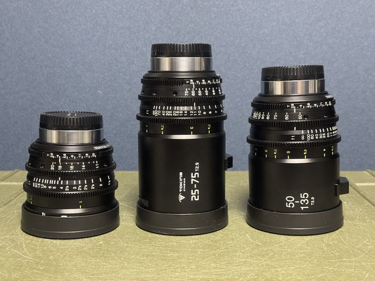Puhlmann Cine - Tokina Cinema ATX 11-20mm, 25-75mm, 50-135mm Zoom Set