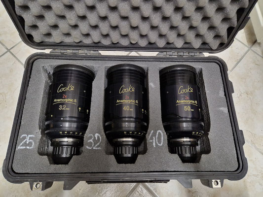 Puhlmann Cine - Cooke 2x Anamorphic/i Cine Lens Set