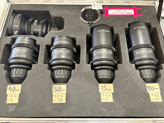 Puhlmann Cine - Kowa Evolution Cine Lens Set rehoused by P+S Technik