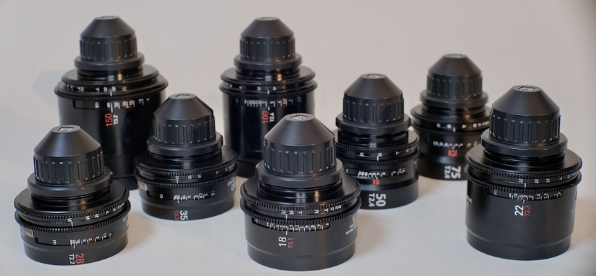 Puhlmann Cine - Lomo Standard Speed Lens Set rehoused by TK Lenses