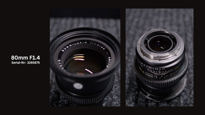 Puhlmann Cine - Leica Summilux-R Cine Lens Set