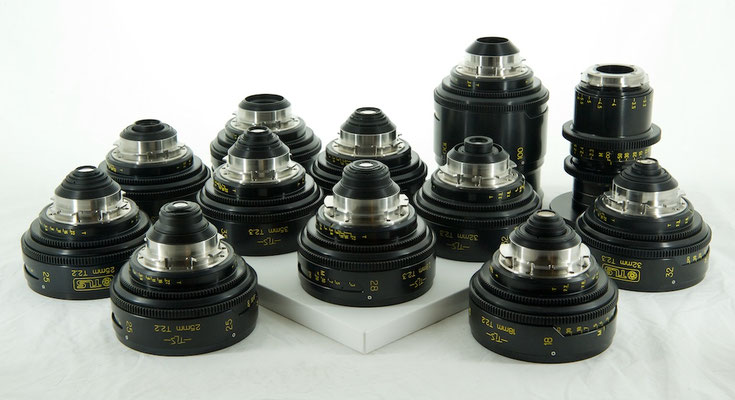 Puhlmann Cine - PC.15.5574 - Cooke Speed Panchro S1 Cine Lens Set rehoused by TLS