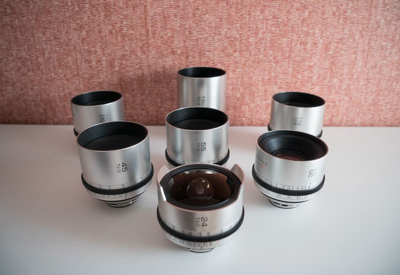 Puhlmann Cine - Mamiya Sekor-C 645 Cine Lens Set rehoused by GL Optics
