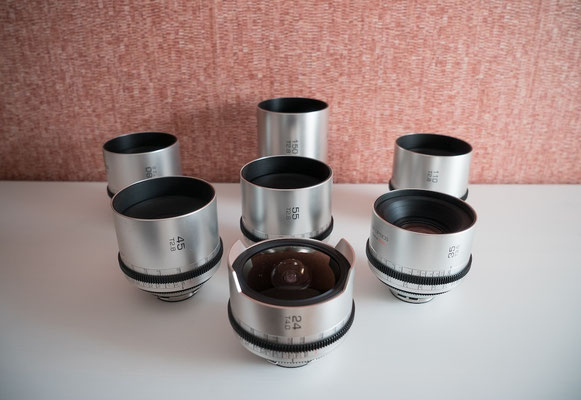 Puhlmann Cine - Mamiya Sekor-C 645 Cine Lens Set rehoused by GL Optics