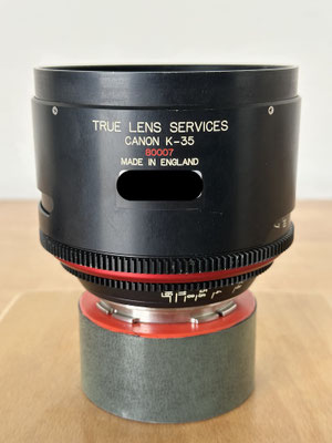 Puhlmann Cine - Canon K35 35mm Cine Lens rehoused TLS