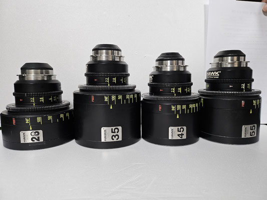 Puhlmann Cine - Hawk V-Lite Anamorphic Cine Lens Set