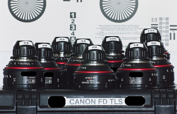 Puhlmann Cine - Canon FD Lens Set rehoused by TLS