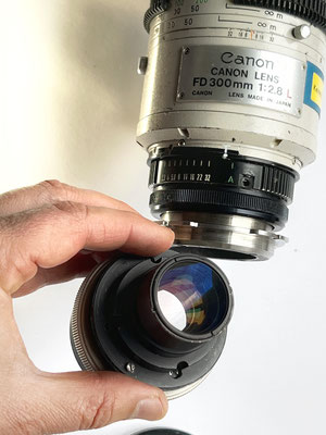 Puhlmann Cine - Canon FD 300mm T2,8 Cine Lens with PL-Mount