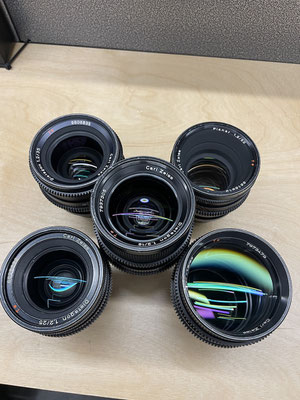 Puhlmann Cine - Carl Zeiss Super Speed Cine Lens Set