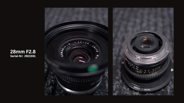 Puhlmann Cine - Leica Summilux-R Cine Lens Set