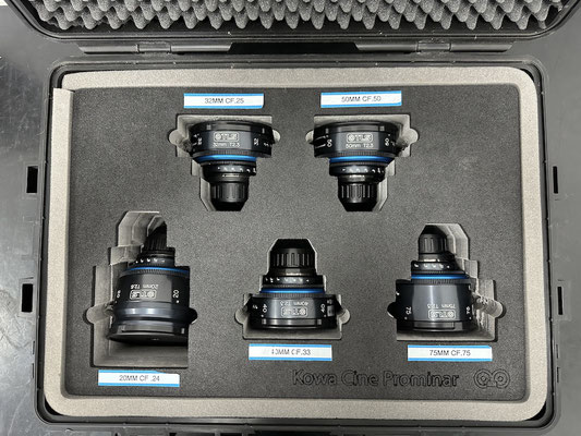 Puhlmann Cine - KOWA Cine Lens Set rehoused by TLS
