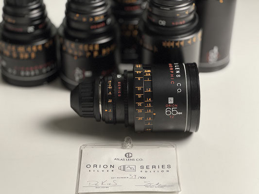 Puhlmann Cine - Atlas Orion Silver Edition Cine Lens Set